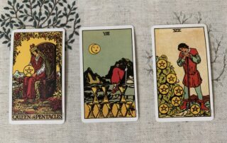 Tarot three-card spread